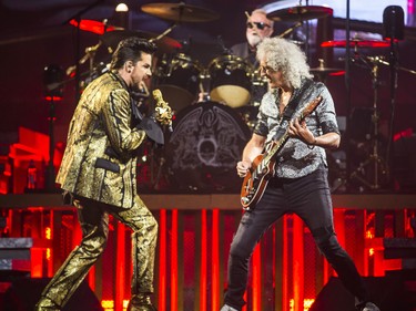 Queen + Adam Lambert perform at the Scotiabank Arena in Toronto, Ont. on Sunday July 28, 2019. On vocals is Adam Lambert, on guitar is Brian May, on drums is Roger Taylor. Ernest Doroszuk/Toronto Sun/Postmedia