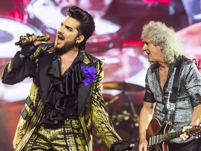 Queen + Adam Lambert perform at the Scotiabank Arena in Toronto, Ont. on Sunday July 28, 2019. On guitar is Brian May, and on vocals is Adam Lambert. Ernest Doroszuk/Toronto Sun/Postmedia