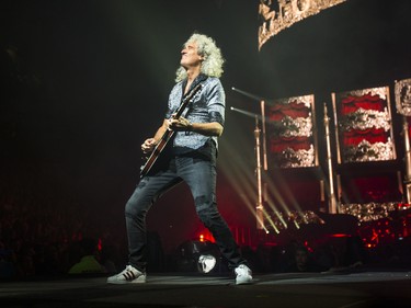 Queen + Adam Lambert perform at the Scotiabank Arena in Toronto, Ont. on Sunday July 28, 2019. On guitar is Brian May. Ernest Doroszuk/Toronto Sun/Postmedia