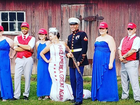 Audra Johnson and her husband Jeff got married on July 4 with a MAGA-themed wedding. FACEBOOK