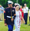 Audra Johnson and her husband Jeff got married on July 4 with a MAGA-themed wedding. FACEBOOK