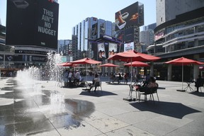 Yonge-Dundas Square on Friday, July 5, 2019. (Veronica Henri/Toronto Sun/Postmedia Network)