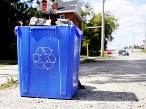 The Ontario government announced plans Thursday to make producers responsible for the province's Blue Box program in an attempt to promote greater recycling and reduce the amount of waste that ends up in landfills. Michael Lee/The Nugget