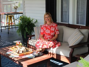 Anna Olson's favourite place in her home is her wrap-around porch.