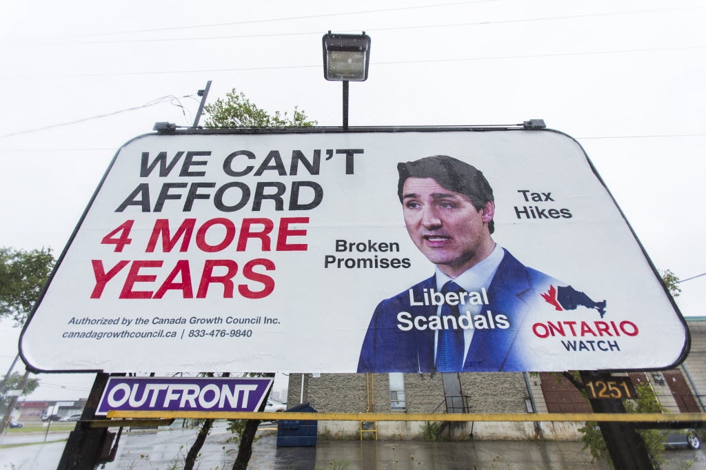 AntiTrudeau billboards land in Ontario National Post