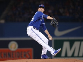 Jays pitcher Ryan Borucki could get more bad news about his elbow injury today. (Getty images)