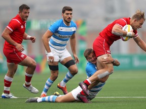 The Canadian men's rugby team takes on Irish club Leinster Saturday at 3 p.m. in Hamilton. (Getty Images)