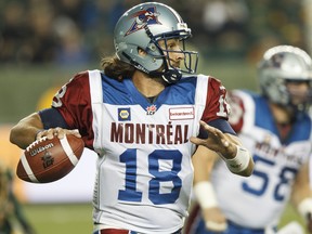 The Argonauts added Jonathan Crompton as their quarterbacks coach on Montreal. Crompton played for the Montreal Alouettes until 2015. (Ian Kucerak/Postmedia Network)