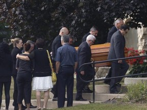 A funeral was held for Suzana Vieira Brito, 48, at Sacred Heart Roman Catholic Church in Uxbridge on Saturday, Aug. 31, 2019. The mother of three is one of two victims killed in a boat crash in Muskoka a week earlier. (Jack Boland/Toronto Sun/Postmedia Network)