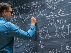 Math on a chalkboard. (Getty Images)
