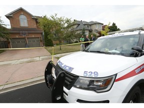 York Regional were on the scene of a 'home invasion" on Boxwood Cres. near 14th Ave. in Markham. Police responded to a call around 1:50 p.m. that a man had been shot. He was rushed to hospital with life threatening injuries and the two suspects fled the scene in a dark coloured vehicle, police say.