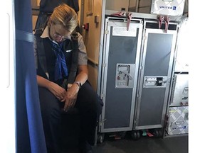 Julianne March allegedly passed out before takeoff.