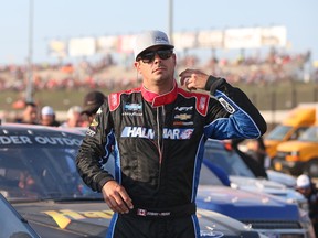 Stewart Friesen, driver of the #52 Halmar International Chevrolet, will be racing at Canadian Tire Motorsports Park near Bowmanville this weekend.  Matt Sullivan/Getty Images