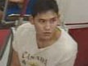 An image released by Toronto Police of a man wanted for allegedly waving a knife on a TTC subway car on Aug. 18, 2019.