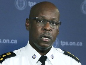 Toronto Police Chief Mark Saunders.