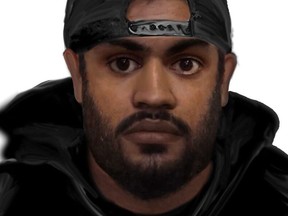 A composite sketch released by Toronto Police of the suspect in a 2015 sexual assault near Dufferin St. and Rogers Rd.