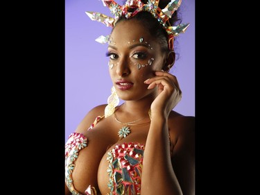 SUNshine Girl Celena, better known to her friends as CeeCee has Carnival fever in her soul. She will be at the Toronto Caribbean Carnival today on the hot parade route with TribalCarnival as she is their CEO. She is a big fan of the Raptors Pacal Siakim.  She is an entrepreneur running her own business travelling everywhere from South Africa to the Cayman Islands to Trinidad. Jack Boland/Toronto Sun/Postmedia Network