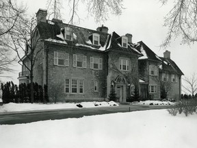 24 Sussex Drive as it appeared after being renovated in 1950-51 to become the prime minister's residence. (National Capital Commission)