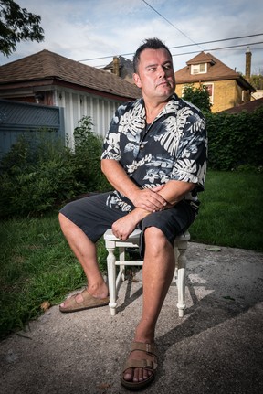 Author and York University professor Jesse Thistle at his Hamilton, Ont. home on Tuesday, Aug. 20 2019