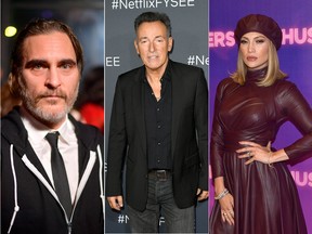 Joaquin Phoenix, Bruce Springsteen and Jennifer Lopez are all Toronto-bound for this year's film festival. (Getty)