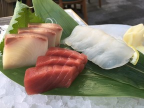Fresh, clean sushi courtesy of masterful carver Kazuhiro Kawamoto at The Victor in Parq resort. (Kevin Hann)