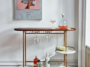 Transform a corner of your home into Canada’s hippest hangout by adding a smart bar cart.