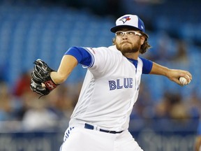 Anthony Kay of the Toronto Blue Jays pitches during the second inning of their MLB game against the New York Yankees at Rogers Centre on September 13, 2019 in Toronto, Canada.