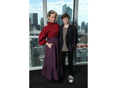 Actors Sarah Paulson and Oakes Fegley of 'The Goldfinch' attend The IMDb Studio Presented By Intuit: QuickBooks Canada at the 2019 Toronto International Film Festival at Bisha Hotel & Residences on Sept. 6, 2019 in Toronto.