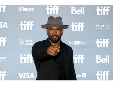 Jamie Foxx attends the "Just Mercy" press conference during the 2019 Toronto International Film Festival at TIFF Bell Lightbox on September 07, 2019 in Toronto, Canada.