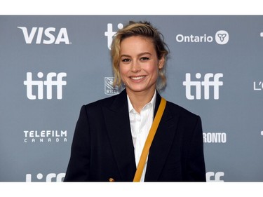 Brie Larson attends the "Just Mercy" press conference during the 2019 Toronto International Film Festival at TIFF Bell Lightbox on September 07, 2019 in Toronto, Canada.