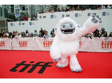 The character Everest attends the "Abominable" premiere during the 2019 Toronto International Film Festival at Roy Thomson Hall on Sept. 7, 2019 in Toronto.