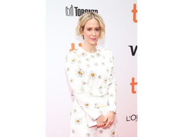Sarah Paulson attends the "Abominable" premiere during the 2019 Toronto International Film Festival at Roy Thomson Hall on Sept. 7, 2019 in Toronto.
