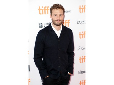 Jamie Dornan attends the "SYNCHRONIC" premiere during the 2019 Toronto International Film Festival at Ryerson Theatre on Sept. 7, 2019 in Toronto.