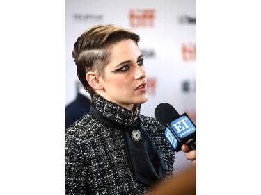 Kristen Stewart attends the "Seberg" premiere during the 2019 Toronto International Film Festival at Ryerson Theatre on Sept. 7, 2019 in Toronto.