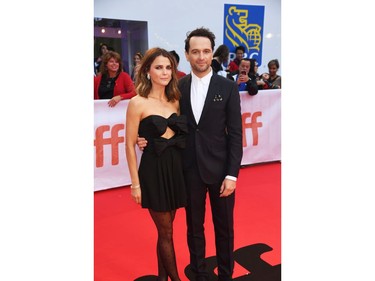 Keri Russell and Matthew Rhys attend the "A Beautiful Day In The Neighborhood" premiere during the 2019 Toronto International Film Festival at Roy Thomson Hall on Sept. 7, 2019 in Toronto.