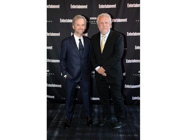 Scott Alexander (L) and Larry Karaszewski attend Entertainment Weekly's Must List Party at the Toronto International Film Festival 2019 at the Thompson Hotel on Sept. 7, 2019 in Toronto.