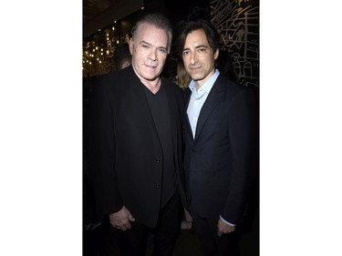 Ray Liotta (L) and Noah Baumbach attend Entertainment Weekly's Must List Party at the Toronto International Film Festival 2019 at the Thompson Hotel on Sept. 7, 2019 in Toronto.