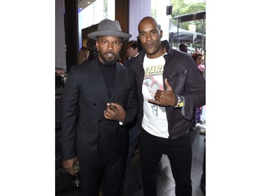 Jamie Foxx (L) and LaMonica Garrett attend Entertainment Weekly's Must List Party at the Toronto International Film Festival 2019 at the Thompson Hotel on Sept. 7, 2019 in Toronto.