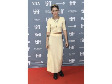 Kristen Stewart attends the "Seberg" press conference during the Toronto International Film Festival at TIFF Bell Lightbox on Sept. 8, 2019 in Toronto.