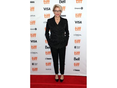 Annette Bening poses during the Canadian premiere of "The Report" at the Toronto International Film Festival in Toronto, Sept. 8, 2019.