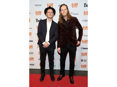 Jeremiah Fraites and Wesley Schultz of The Lumineers attend the "III" premiere during the Toronto International Film Festival at TIFF Bell Lightbox on Sept. 8, 2019 in Toronto.