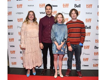 Dorothea Paas, Kazik Radwanski, Deragh Campbell and Matt Johnson attend the "Anne At 13,000 Ft" premiere during the 2019 Toronto International Film Festival at TIFF Bell Lightbox on September 09, 2019 in Toronto, Canada.