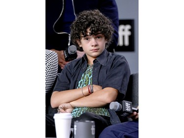 Noah Jupe attends the "Ford v Ferrari" press conference during the 2019 Toronto International Film Festival at TIFF Bell Lightbox on Sept. 10, 2019 in Toronto.