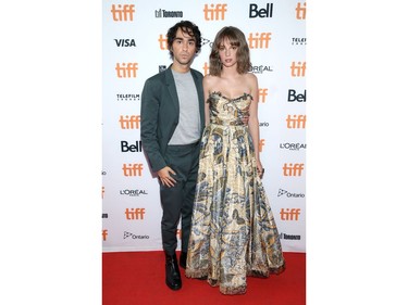 Alex Wolff and Maya Hawke attend the "Human Capital" premiere during the 2019 Toronto International Film Festival at Ryerson Theatre on Sept. 10, 2019 in Toronto.