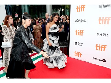 Priyanka Chopra Jonas attends "The Sky Is Pink" premiere during the 2019 Toronto International Film Festival at Roy Thomson Hall on September 13, 2019 in Toronto, Canada.