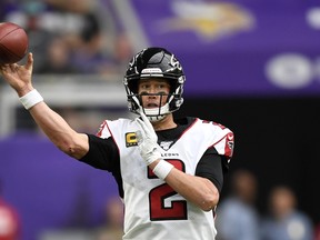 Quarterback Matt Ryan and the Atlanta Falcons look to bounce back from a Week 1 loss. (GETTY IMAGES)