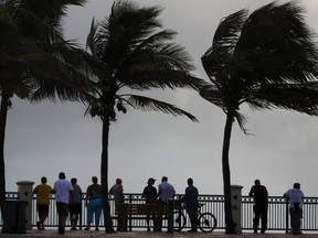 VERO BEACH, Fla.: Residents watch the heavy surf during a mandatory evacuation as Hurricane Dorian inches closer to the U.S. on Sept. 2, 2019 in Vero Beach, Fla. (Getty Images)