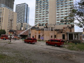 Toronto Fire crews were called to fight a blaze at  314 Jarvis St. (Jack  Boland, Toronto Sun)