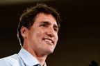 Justin Trudeau speaks with Liberal party supporters and volunteers in Vancouver, British Columbia on September 11, 2019.
