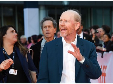 Ron Howard arrives for the Opening Night Gala presentation of "Once Were Brothers: Robbie Robertson and The Band" during the Toronto International Film Festival, on Sept. 5, 2019, in Toronto.